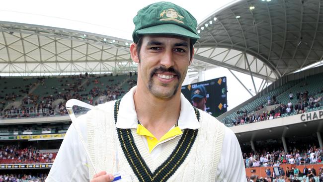 Mitchell Johnson was the star of the 2013 Adelaide win.