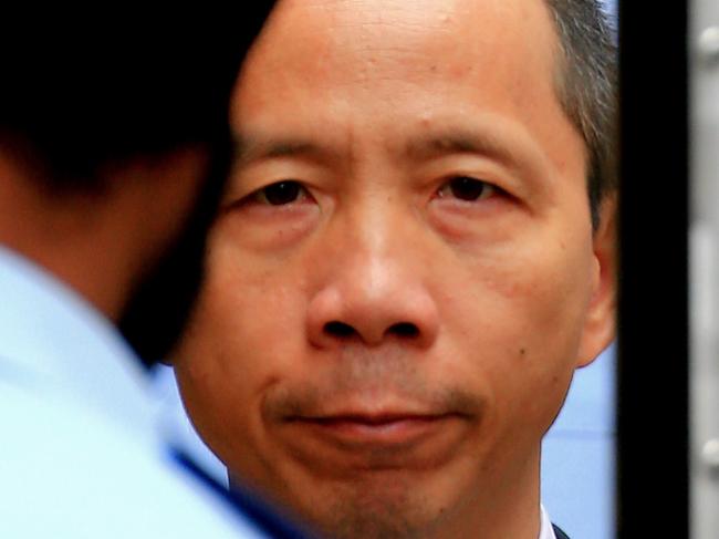 Robert Xie leaving King St Supreme Court, Sydney. Picture: Dylan Robinson