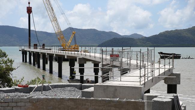 The Queensland Government funded project and the resulting ferry service to Cairns is expected to increase the job prospects of the community's residents, while also boosting indigenous tourism opportunities in the town. Picture: Brendan Radke