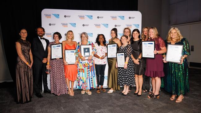 Winners at the Nursing and Midwifery Excellence Awards, 2023. Picture: NT Health