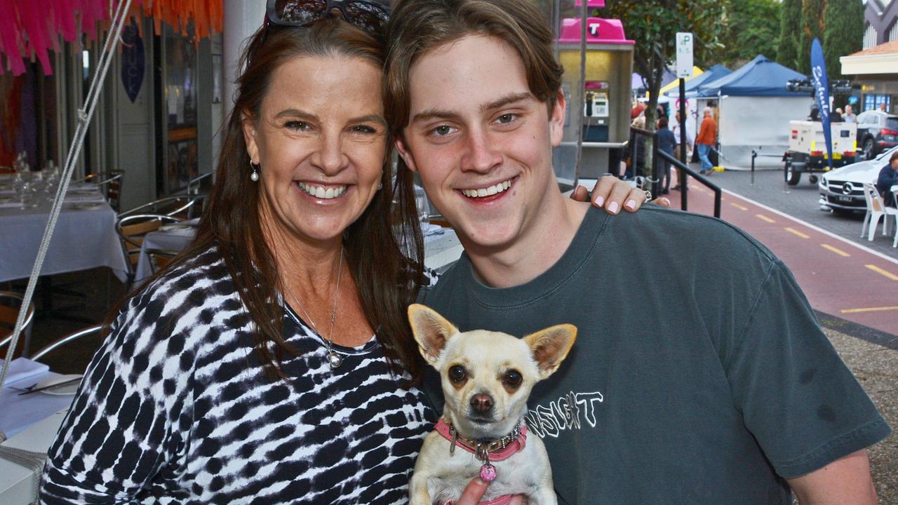 Dayna Beauchamp, ‘Pixie’ and Charlie Beauchamp at Main Beach Street Festival, Main Beach. Pic: Regina King