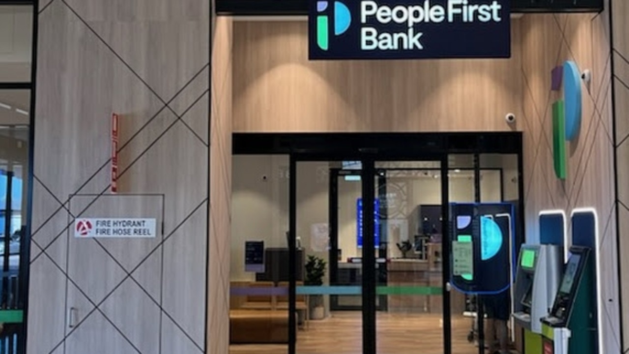 People First Bank's only NT branch – in Gateway Shopping Centre, Palmerston – will shut in April after the bank decided to cut 18 of its branches across the country. Picture: Supplied.