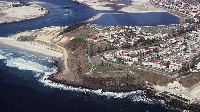 The old site Jack Evans Porpoise Pools and sea baths in Snapper Rocks. Support is growing for ocean pools to return to the Gold Coast.