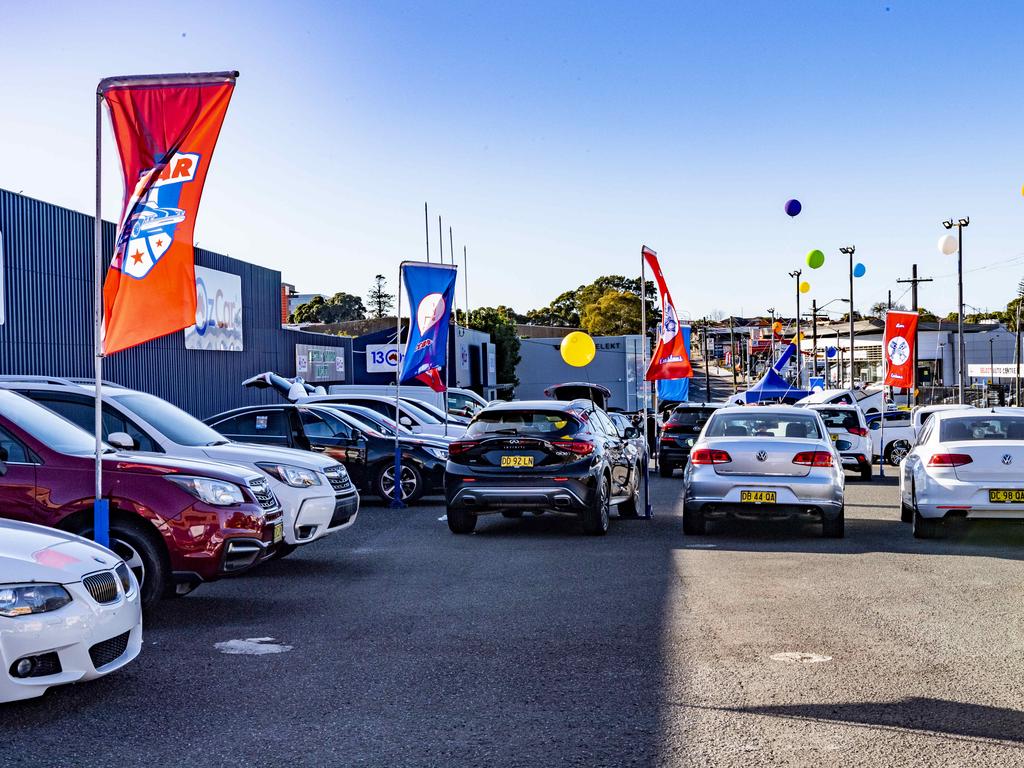 Motor vehicle spending climbed six per cent in September, following a 14 per cent gain in August. Picture: Daily Telegraph/Monique Harmer