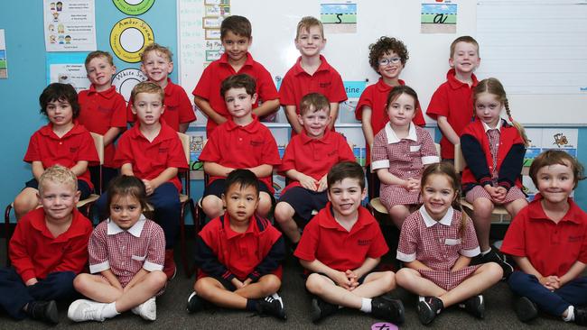 Roslyn Primary School Prep C Back row L-R: Hamish Trotter, Louie Stevenson, Bodhi Day, Ted Lambert, Henry Judd, Eli Brett. Middle row: Emmett Savidis, Bobby Blackmore, Hendrix Giuffre, James Backen, Layla Jablan, Amelia Bunyan. Front row: Rory Mitchell, Sakura Ratten, Henry Nguyen, Aidan Savidis, Issy Bunyan, Arthur Olmi-Hocking.