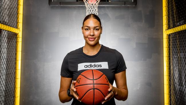 Basketball star Liz Cambage has posed naked for Playboy. Picture: Tim Carrafa