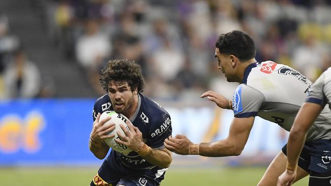 Hooker Jake Granville was a bizarre choice to fill in at fullback, but was a sweet surprise. Picture: Getty Images.