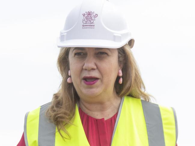 BRISBANE AUSTRALIA - NewsWire Photos JUNE 30, 2022: Queensland Premier Annastacia Palaszczuk visits the site of the new Ripley Satellite Hospital. NewsWire / Sarah Marshall