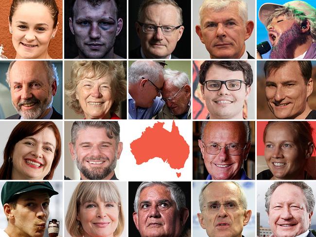 Nominees for The Australian's Australian of the Year award for 2020.