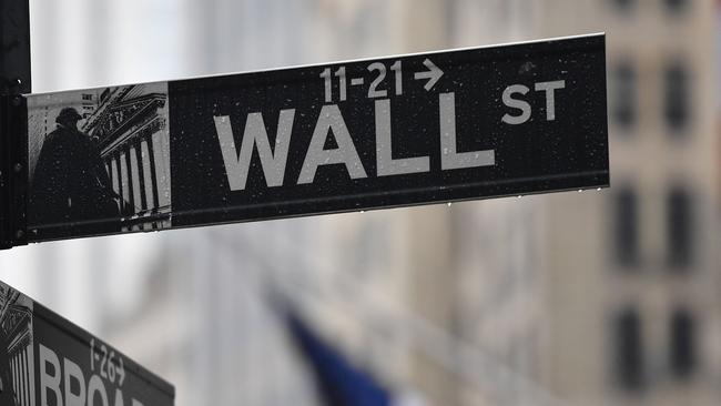 Wall Street’s Dow Jones index has passed 30,000 points for the first time. Picture: AFP