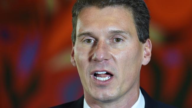 Liberal senator Cory Bernardi has confirmed he will quit the Liberal Party today. Picture: Paul Miller/AAP NO ARCHIVING