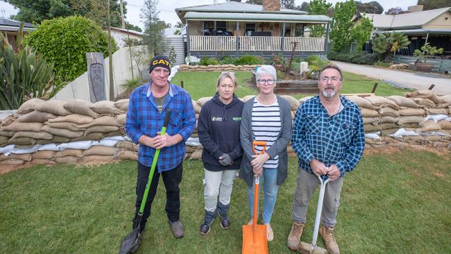 Moama St resident Myles Boal said he had ­accepted his house would likely be inundated if the river swelled to the level predicted. Picture: Jason Edwards