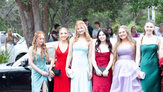 Students at the Meridan State College formal 2024.