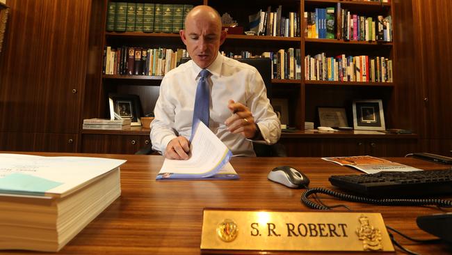 Disgraced MP Stuart Robert says he ‘stuffed up’. Picture Glenn Hampson