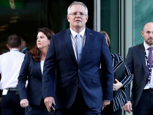 A strategic masterstroke by Malcolm Turnbull — arguably the only one seen last week — allowed Scott Morrison to swoop in and nab the top job. Picture: AFP