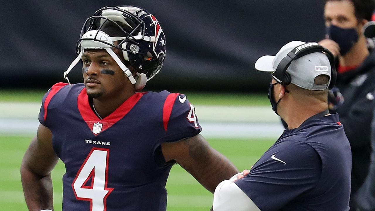 The Texans have again left their star quarterback Deshaun Watson frustrated and unhappy. Photo: Bob Levey/Getty Images/AFP