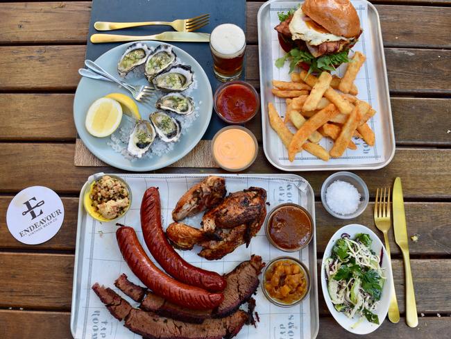 The Endeavour Tap Rooms’ menu selection. Picture: Jenifer Jagielski