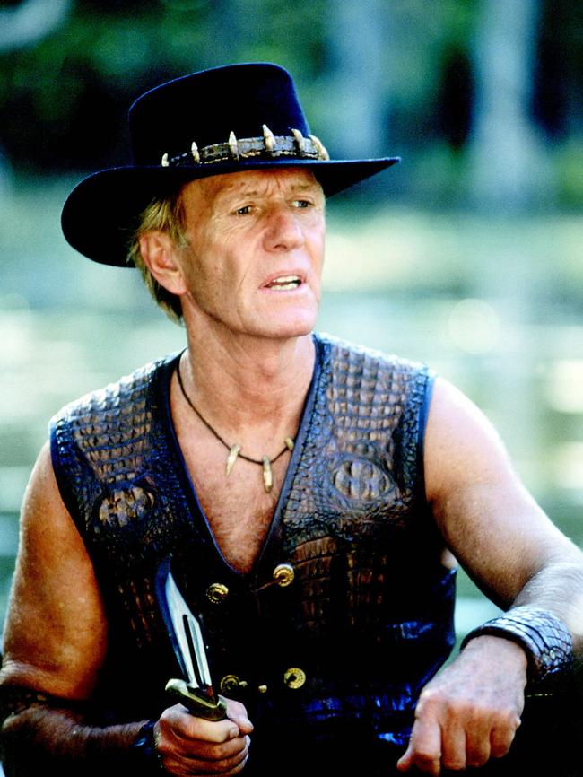 Paul Hogan in Crocodile Dundee.