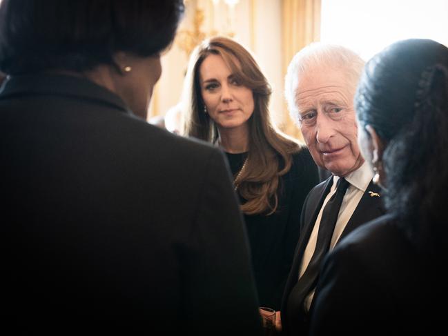 King Charles III and Catherine, Princess of Wales during a lunch held for governors-general. Picture: Getty Images