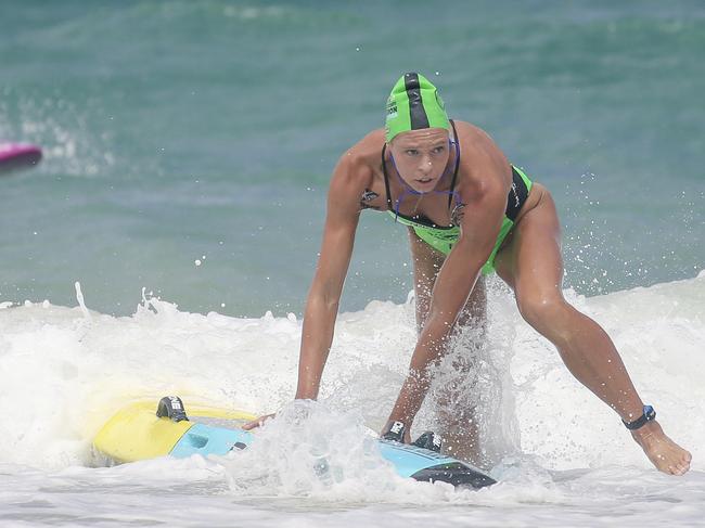 Electra Outram on Day 1 of the Shaw and Partners Iron Man /Woman Series at North Burliegh. Picture: Glenn Campbell