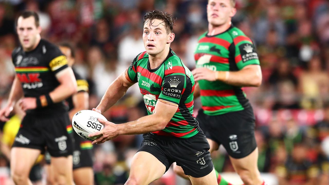 Cameron Murray is among the contenders to captain the Rabbitohs next season. Picture: Chris Hyde/Getty Images