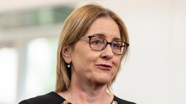 Premier Jacinta Allan announced more drought relief funding. Picture: NewsWire / Diego Fedele