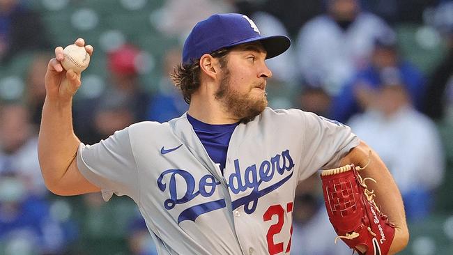 Trevor Bauer of the Los Angeles Dodgers. Photo by JONATHAN DANIEL / GETTY IMAGES NORTH AMERICA / AFP