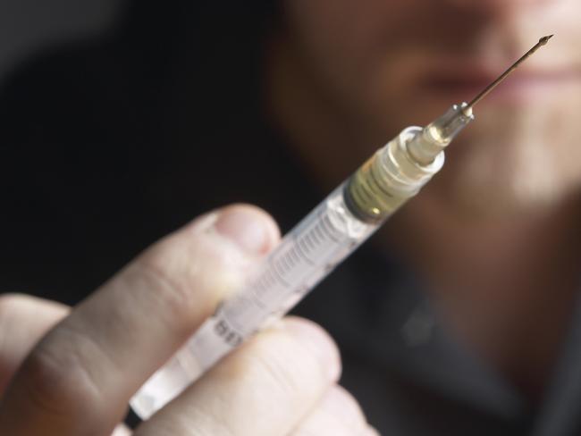 Man fled hospital with needle protruding from arm, court told