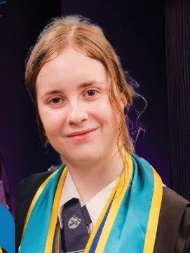 Eliza Jockers was the dux of St James Lutheran School with an ATAR of 95.95.