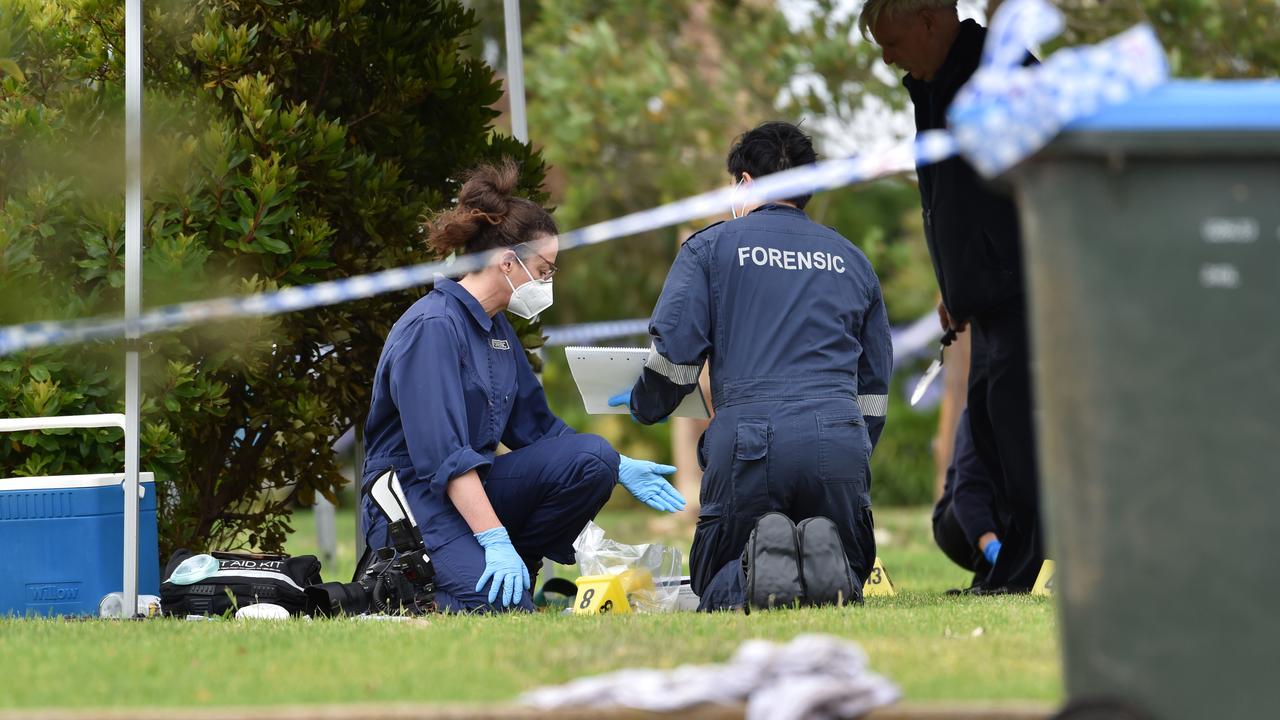 A woman is fighting for life after being found on fire in a suburban front yard on Wednesday. Picture: NCA NewsWire / Nicki Connolly