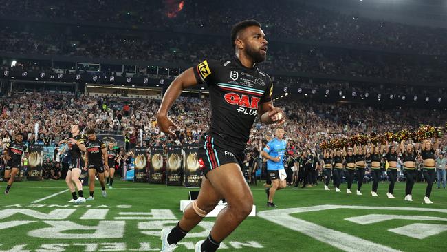 Rising star Sunia Turuva is also off-contract at Penrith and could be in high demand. Picture: Getty Images