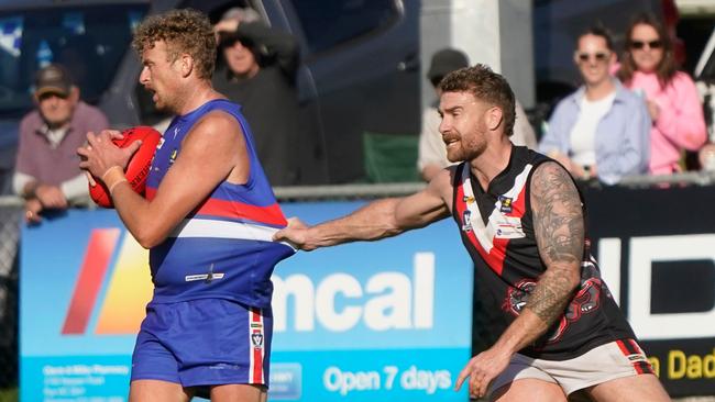 MPFNL footy Div 2 Preliminary Final. Mornington player Jackson Calder SP. Picture: Valeriu Campan