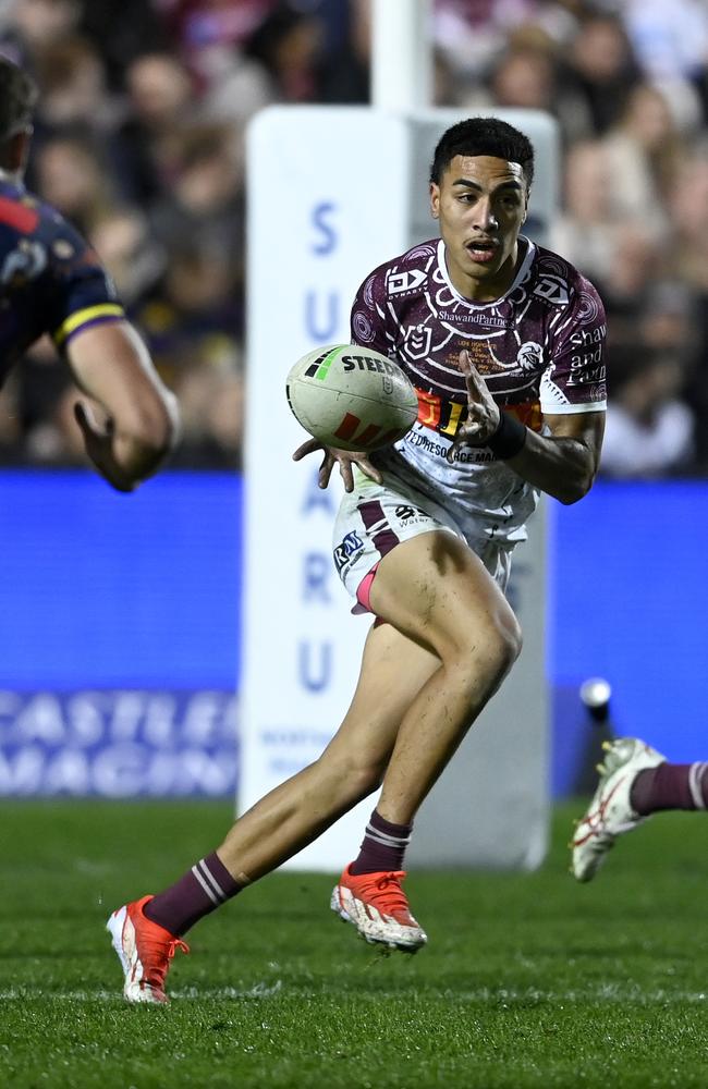 Lehi Hopoate of the Sea Eagles. Picture: NRL PHOTOS
