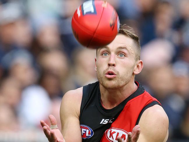 AFL Round 8. 12/05/2018.  Carlton v Essendon at the MCG.  Essendon's Devon Smith    . Pic: Michael Klein