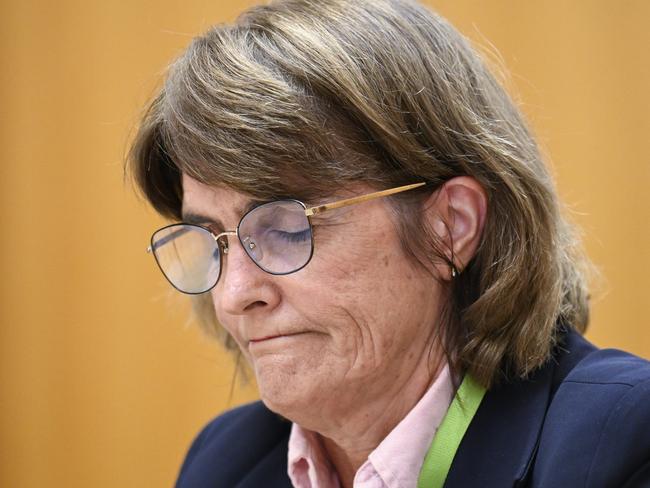 CANBERRA, AUSTRALIA  - NewsWire Photos - February 21, 2025:  Reserve Bank of Australia Governor, Michele Bullock appears before the House Economics Committee at Parliament House in Canberra. Picture: NewsWire / Martin Ollman