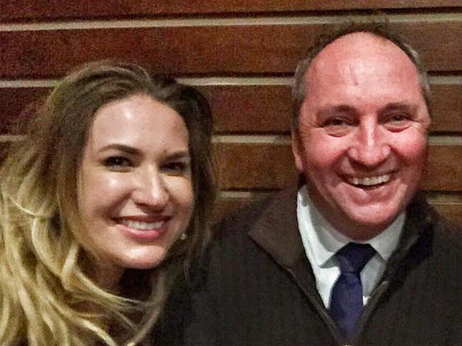 Deputy Prime Minister Barnaby Joyce with his girlfriend and former staffer, Vikki Campion