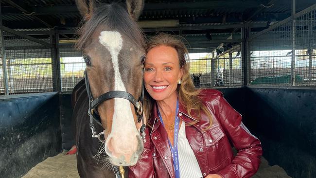 Ann with one of her horses. Picture: Supplied