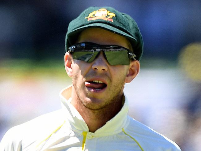 Australian wicket keeper Tim Paine looks on during play on Day 1 of the Third Ashes Test match between Australia and England at the WACA ground in Perth, Thursday, December 14, 2017. (AAP Image/Dave Hunt) NO ARCHIVING, EDITORIAL USE ONLY, IMAGES TO BE USED FOR NEWS REPORTING PURPOSES ONLY, NO COMMERCIAL USE WHATSOEVER, NO USE IN BOOKS WITHOUT PRIOR WRITTEN CONSENT FROM AAP