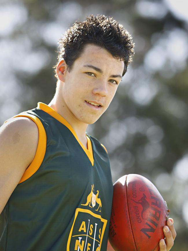 Dylan Shiel when he made the Australian Under-15 team.