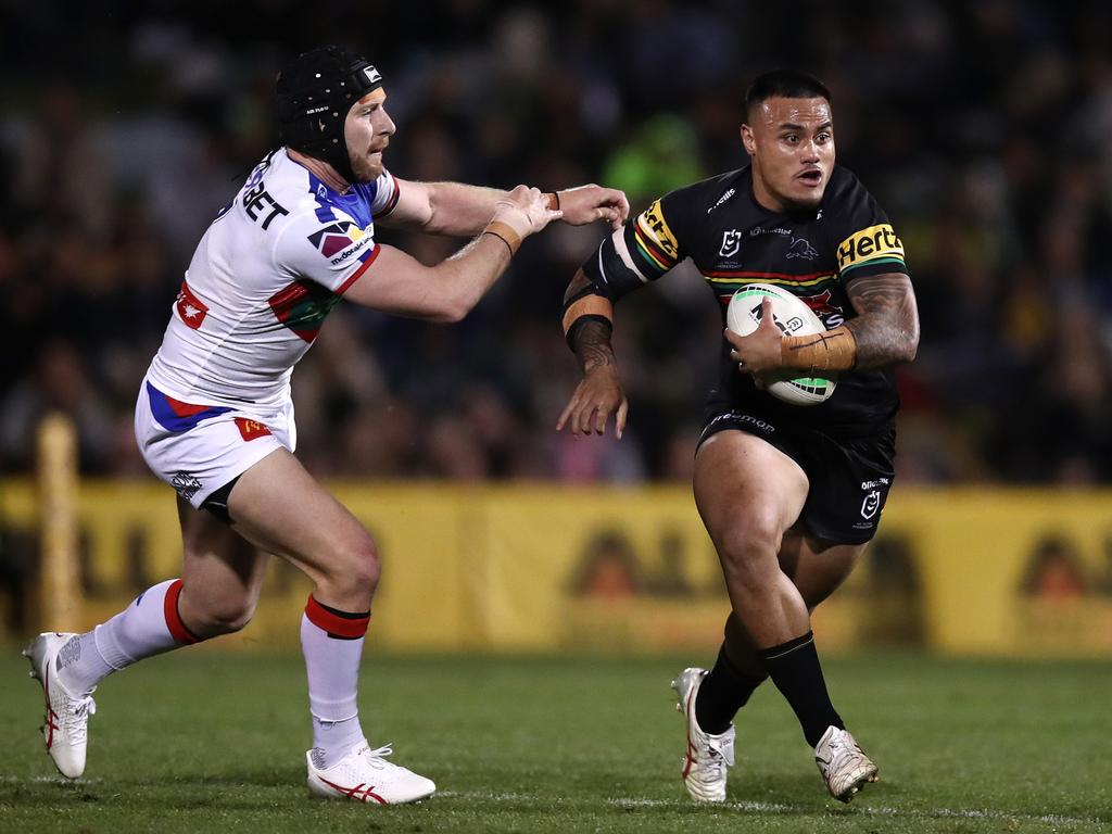 Spencer Leniu of the Panthers. Picture: Getty