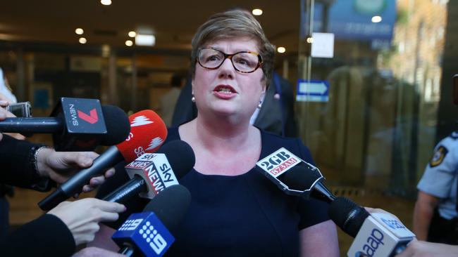 Lindt Cafe siege hostage Louisa Hope speaks to the media after attending the Lindt Cafe siege inquest findings in Sydney, Wednesday, May 24, 2017. Picture: AAP /David Moir.