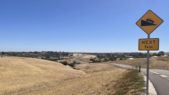 The Gawler East link road which remains at 50km/h. Picture Jason Katsaras