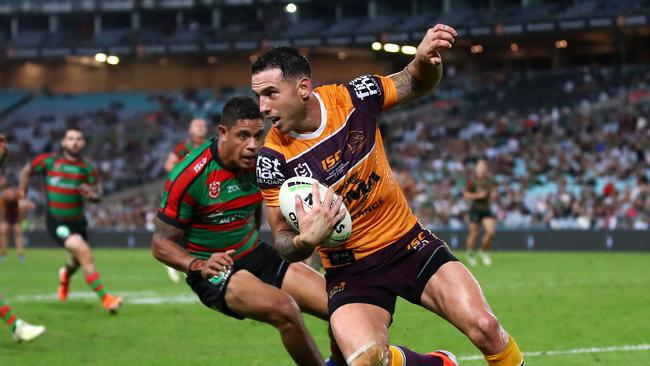 Darius Boyd and the Broncos had a tough night out against the Rabbitohs. Picture: Getty Images