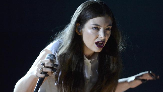 Lorde performed at last year’s Grammy Awards. Picture: Kevork Djansezian/Getty Images