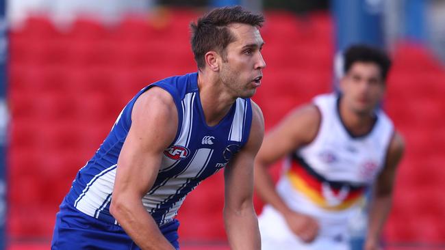 Former North Melbourne player Jamie Macmillan has joined Shepparton Swans this year in a boost to the club. Photo by Chris Hyde/AFL Photos/via Getty Images