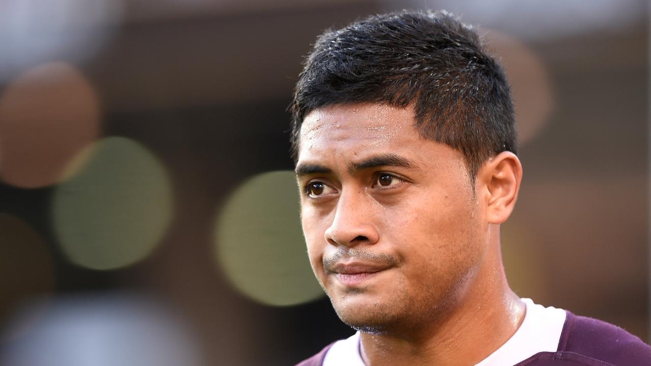 BRISBANE, AUSTRALIA - SEPTEMBER 04: Anthony Milford of the Broncos looks on during the round 25 NRL match between the Brisbane Broncos and the Newcastle Knights at Suncorp Stadium, on September 04, 2021, in Brisbane, Australia. (Photo by Matt Roberts/Getty Images)