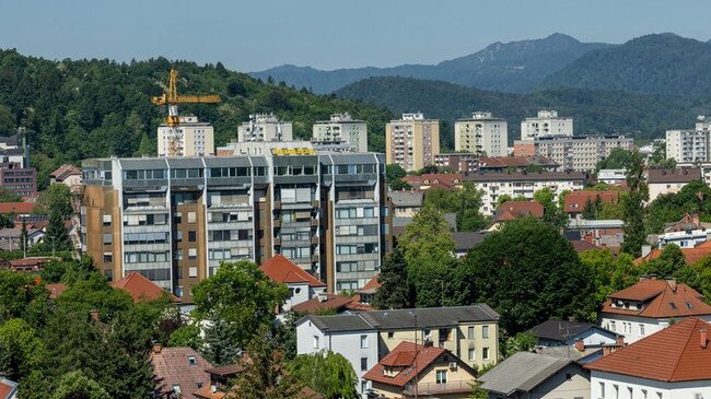 The office building in Ljubljana where the two Russian spies worked. Picture: Matjaz Krivic for The Wall Street Journal