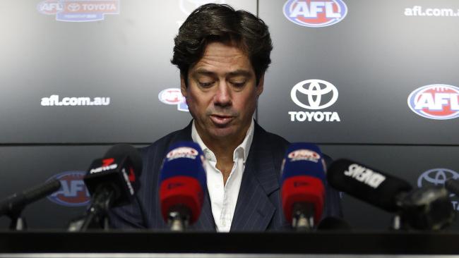 Gillon McLachlan says the AFL executive will match the pay cut agreed to by players.