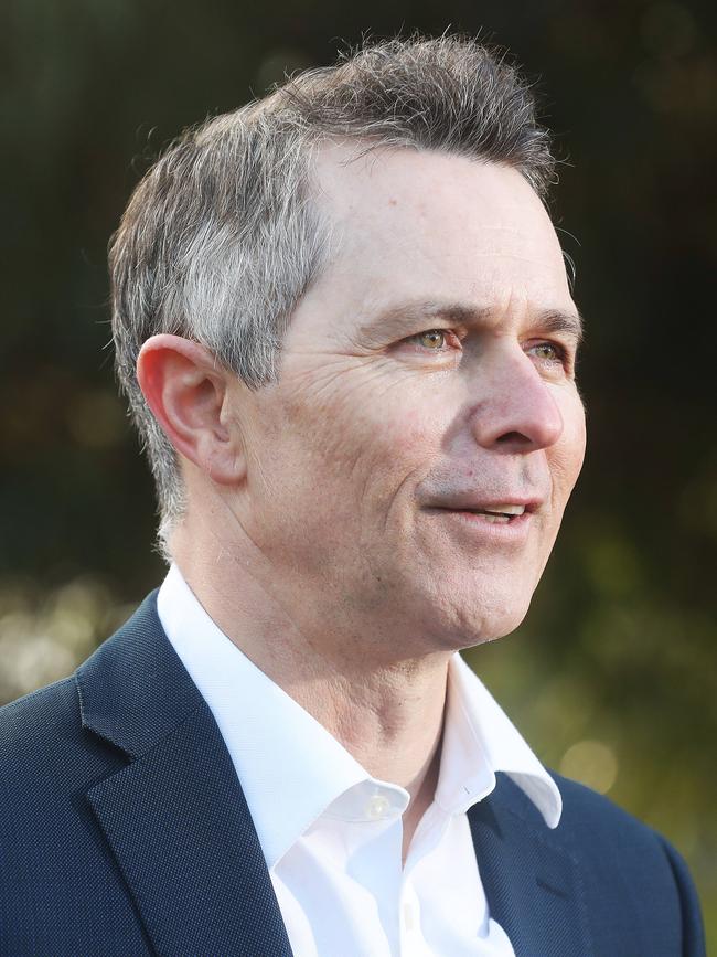 Federal Education Minister Jason Clare says university graduates earn more than Year 12 school-leavers. Picture: Nikki Davis-Jones