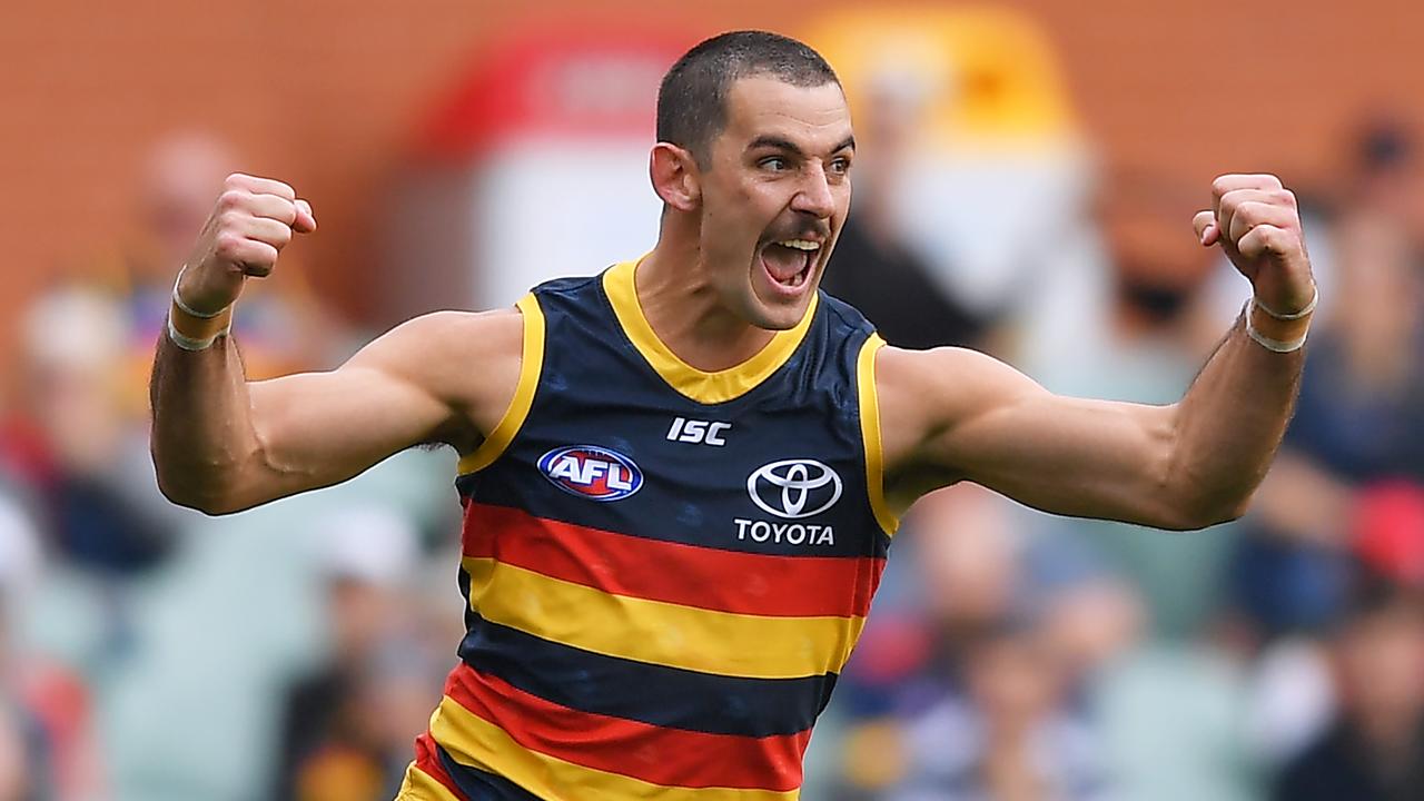 Can Taylor Walker’s Crows cause an upset? Picture: Mark Brake